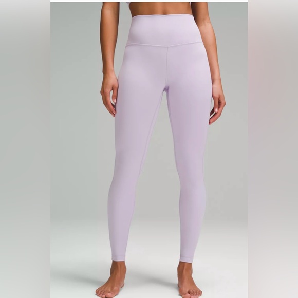 Sacre Pants - Sacre Size L Women's Leggings Light Purple High Waisted Active Pants